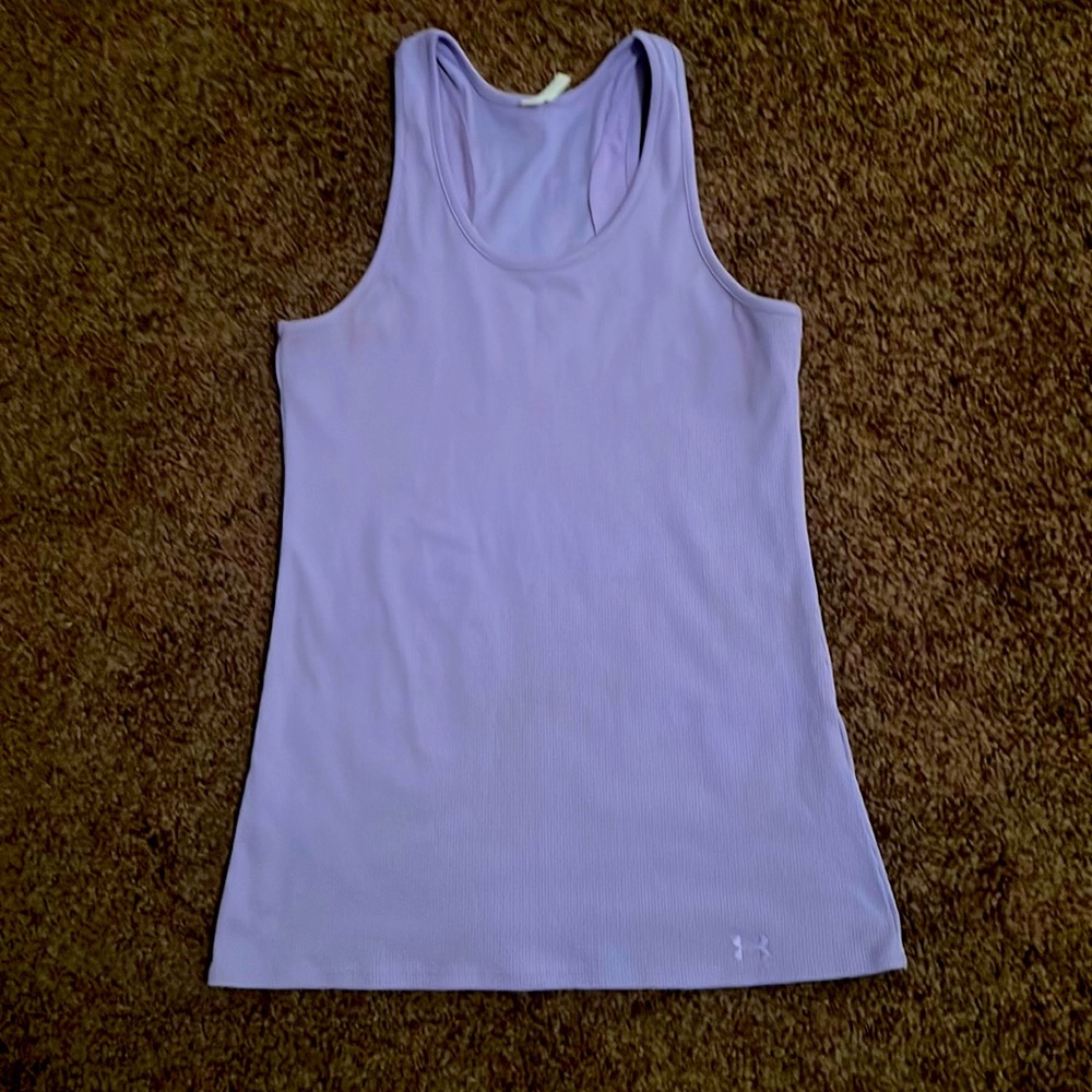 Wms under Armour lavendar running tank top. Size lg.